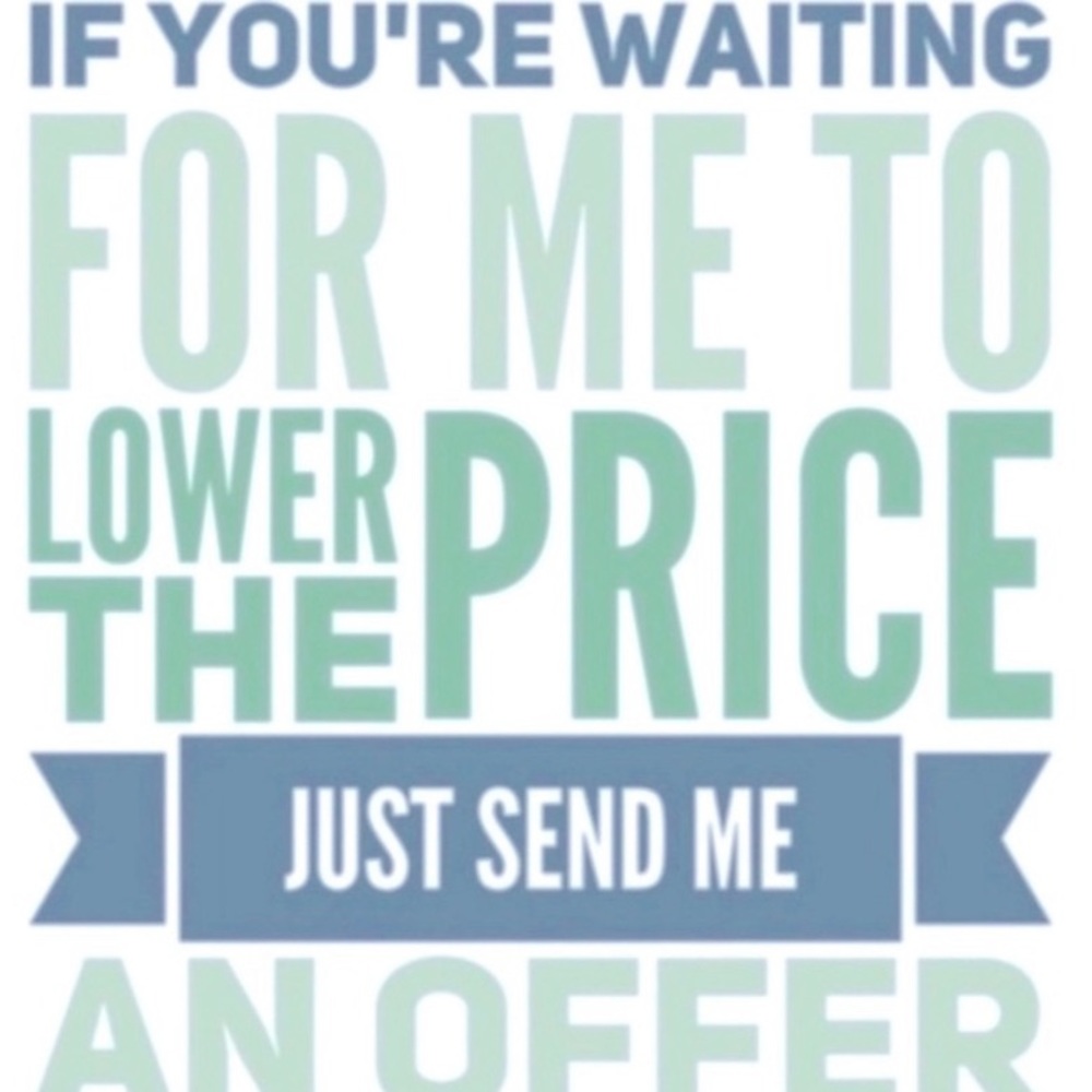 Offers welcome.